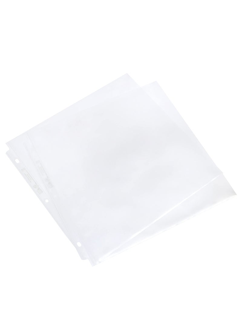 We R Memory Keepers We R Memory Keepers, Page Protector Sleeve Set,12 x 12, Includes 50 Pages, Non-Glare, Compatible with Most 3 Ring Albums, Perfect for Scrapbooking, Document Storage and More  - Image 4