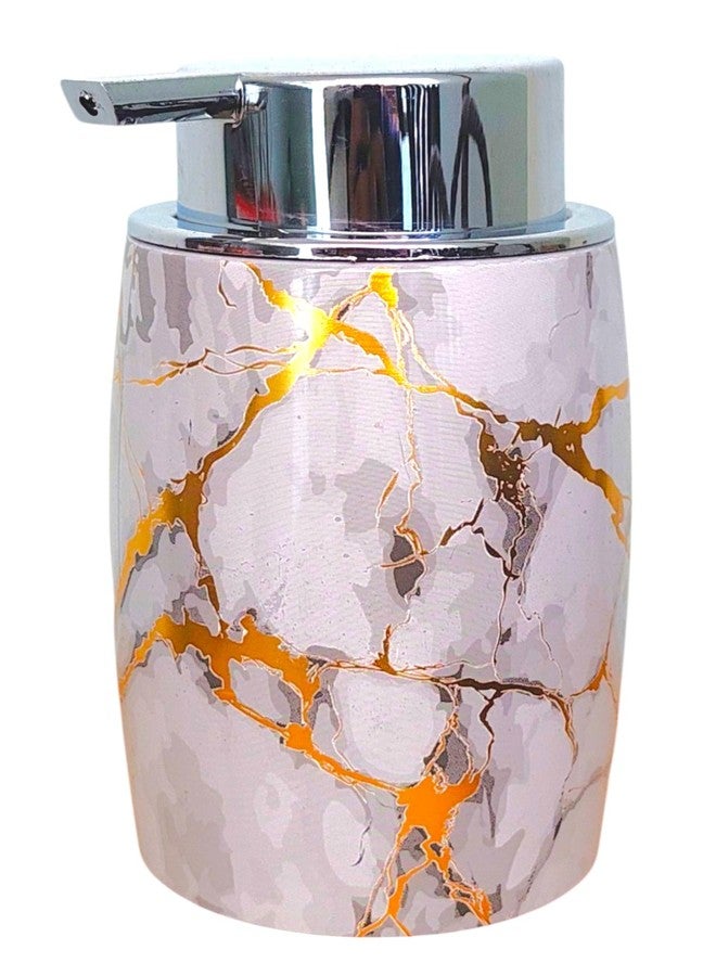 LAGET® Long-Lasting Shampoo Ceramic Dispenser for Bathroom | Liquid Hand Wash, Sanitizer, Lotion,Dispenser Pump for Kitchen | Soap Dispenser | Bathroom Accessories | 250 Ml (White) Pack of 1 - Image 1