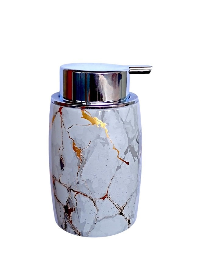 LAGET® Long-Lasting Shampoo Ceramic Dispenser for Bathroom | Liquid Hand Wash, Sanitizer, Lotion,Dispenser Pump for Kitchen | Soap Dispenser | Bathroom Accessories | 250 Ml (White) Pack of 1 - Image 5