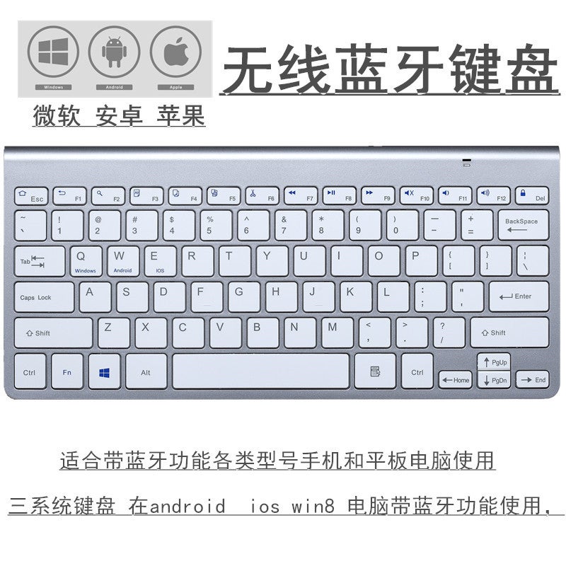 Wireless Keyboard Mouse Suit Function Usb Laptop K108S Mute Office Wireless Keyboard Mouse Suit - Image 4