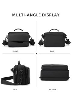 Business Crossbody Bag for Men Premium Nylon Fabric Multiple Pockets Large Capacity Chest Bag Waterproof Scratch Resistant Shoulder Bag with Smooth Zipper and Various Carrying Methods - pzsku/Z1113C87F95CFAC9B03DAZ/45/_/1731139683/867aff0b-bf9d-4733-8f5e-439f9db97432