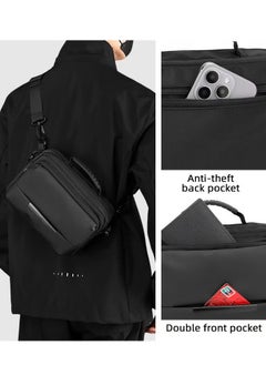 Business Crossbody Bag for Men Premium Nylon Fabric Multiple Pockets Large Capacity Chest Bag Waterproof Scratch Resistant Shoulder Bag with Smooth Zipper and Various Carrying Methods - pzsku/Z1113C87F95CFAC9B03DAZ/45/_/1731139684/7ee16150-f4f0-4a6d-ba8d-0dd9af97731d