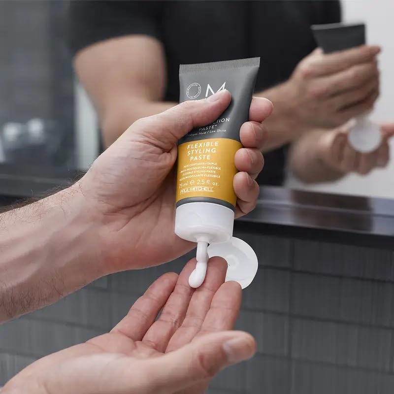 Mitch Paul Mitchell MITCH Construction Paste for Men - Flexible Hold, Crunch-Free, Flake-Free Finish for All Hair Types - Image 4