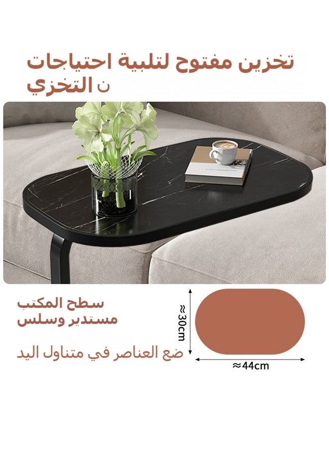 Beauenty Table Side Table End Table Leisure Table Living Room Furniture Modern Simple Design Bed Sofa Couch Coffee Dinner Table Snack Drink Tray  - Image 4