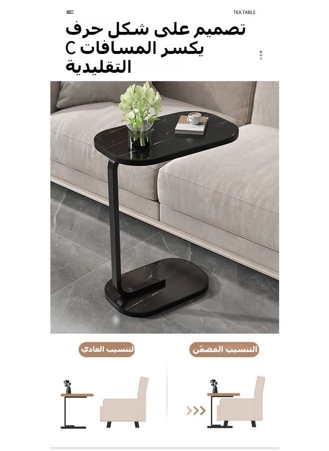 Beauenty Table Side Table End Table Leisure Table Living Room Furniture Modern Simple Design Bed Sofa Couch Coffee Dinner Table Snack Drink Tray  - Image 5