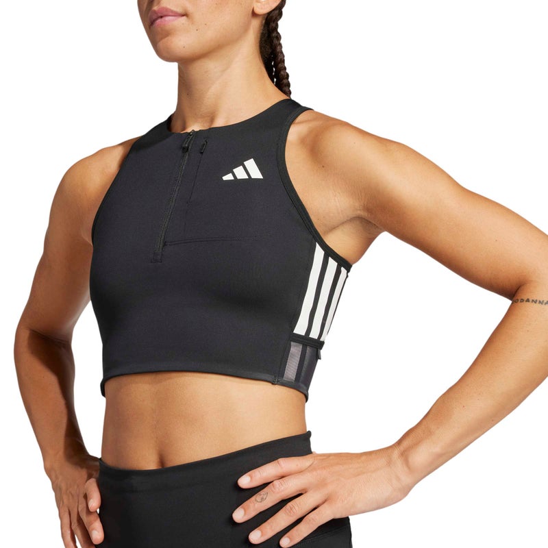 adidas Adizero Running Gel Pocket Crop Top - Image 4