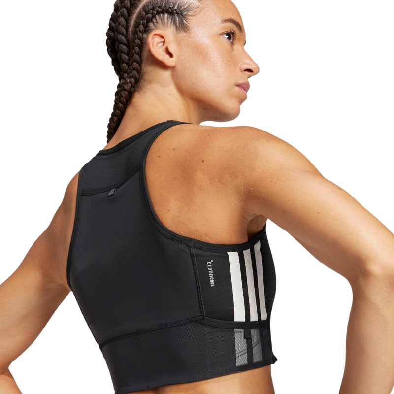 adidas Adizero Running Gel Pocket Crop Top - Image 3
