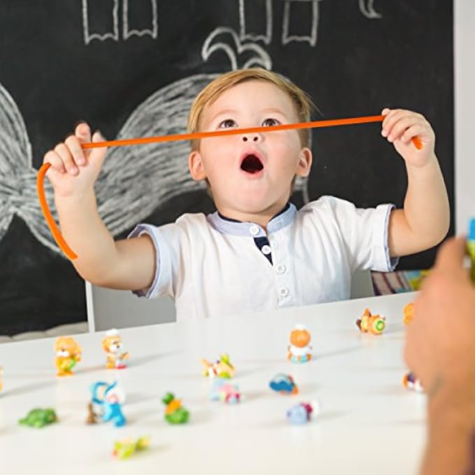 SyPen Stretchy String Fidget Sensory Toys Stretches From 10 Inches To 8 Feet Anxiety And Stress Relief For Kids With Special Needs Autism And Adhd 6 Pack - Image 3