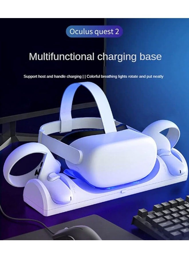 General Oculus quest 2 VR Charging Stand, VR Headset Quick Charging Dock, VR Controller, Magnetic Absorption Stand  - Image 2