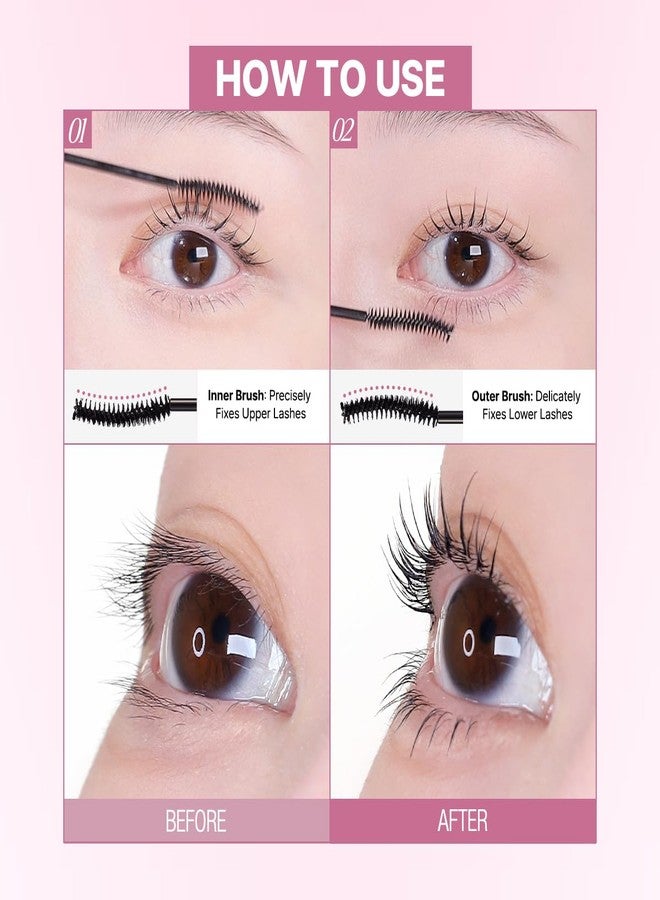 CLIO PROFESSIONAL CLIO Kill Lash Superproof Mascara Fine, Waterproof Fixing Mascara, Natural Defining Look, Long-Lasting & Lengthening, Clump & Smudge-Free, for Sensitive Eyes, Korean Makeup Beauty (02 Mousse Brown) - Image 5