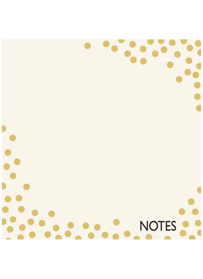 WALLPOPS - Wall Pops WPE1503 Gold Confetti Organization Kit, White & Off-White - Image 1