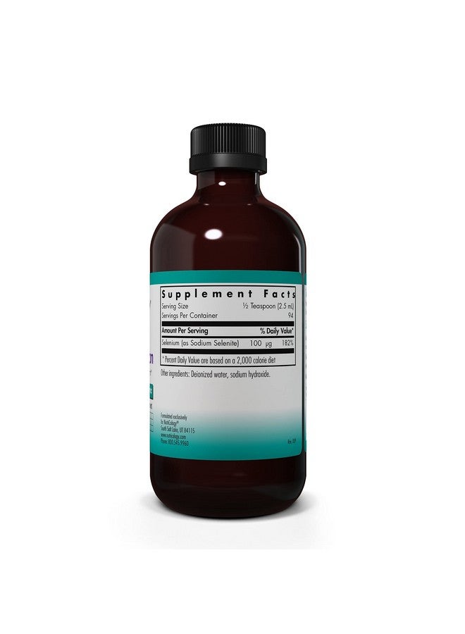 Nutricology Selenium Solution - Well-Absorbed Selenium Liquid, Pure Sodium Selenite, Thyroid Support, Antioxidants, 100 mcg Supplement, Hypoallergenic - 8 Fl Oz - Image 2