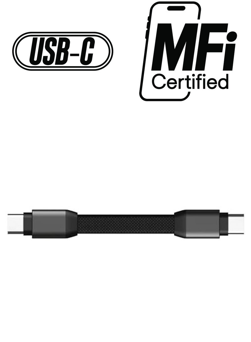 PROMASS Incharge Mini Cable USB Cable to Lighting Cable, Portable size fits with your keychain - Image 1