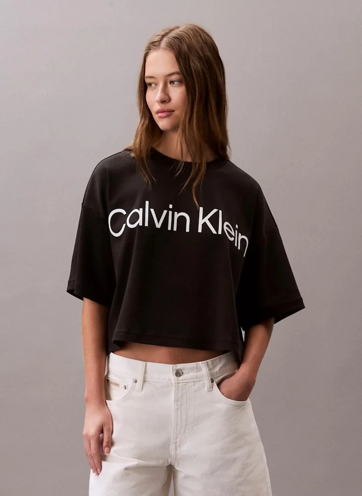 كالفن كلاين Logo Crew Neck T-Shirt