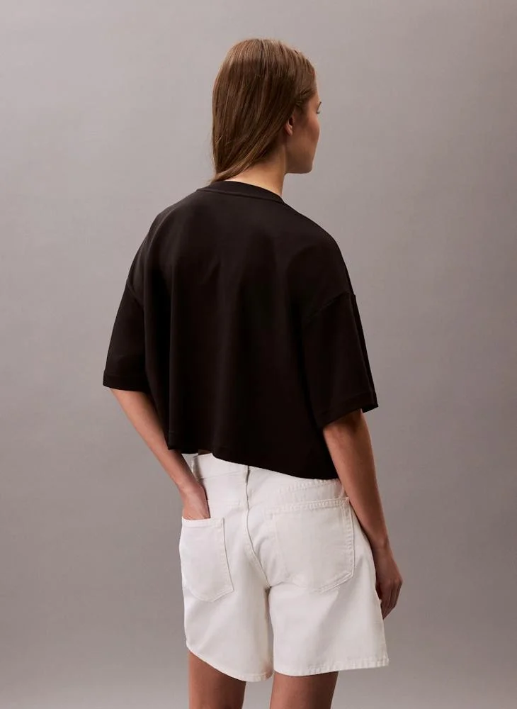 كالفن كلاين Logo Crew Neck T-Shirt