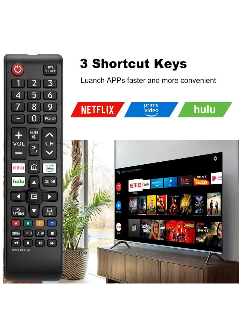 ELTRAZONE Universal Remote Control for All Samsung TV Remote Control, Replacement Compatible with All Samsung Smart TV Remote Controls with battery - Image 4