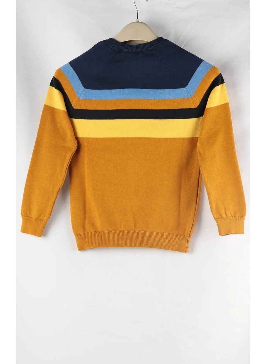 الكسندر جاردي Colour Block Cotton Kids Sweater (C23-7106)