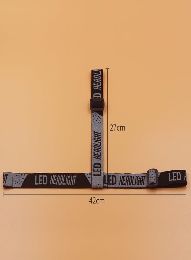RecDec 4 Pack Headlamp Strap Replacement Headband Head Lamp Elastic Head Band Belt for LED Headlamps Flashlight Rechargeable Hands-Free Headlight Bike Front Light - Image 2