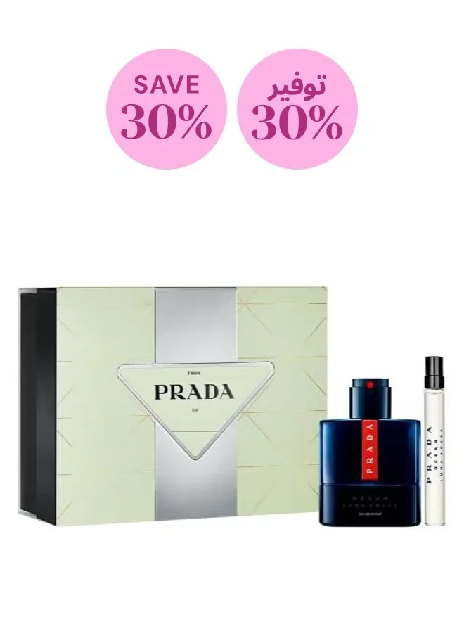 PRADA Luna Rossa Ocean Eau De Parfum Gift Set, Savings 30%