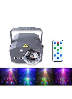 xozgdovg LED Stage Lights Colorful Lighting Projection Ball Lights with Remote Control for Birthday Party Events US Plug 10W  - Image 1
