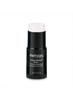 mehron Makeup CreamBlend Stick | Face Paint, Body Paint, & Foundation Cream Makeup | Body Paint Stick .75 oz (21 g) (White)  - Image 1