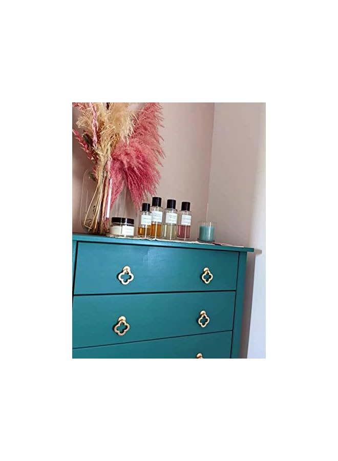 The Bros 6pcs Gold Color Alloy Knobs, Kitchen Cupboard Drawer Pulls Kitchen Wardrobe Furniture Handles - Image 3