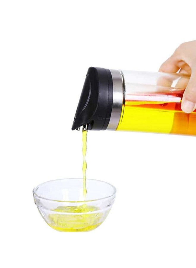 Elemental Kitchen 2-in-1 Dripless Oil and Vinegar Bottle Clear and Black 450ml 79282002 - Image 4