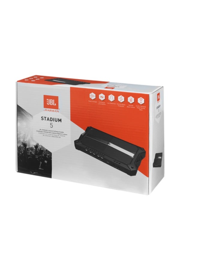 JBL Stadium 5 5-Channel Class D Car Amplifier – 2 Years Warranty - Image 1