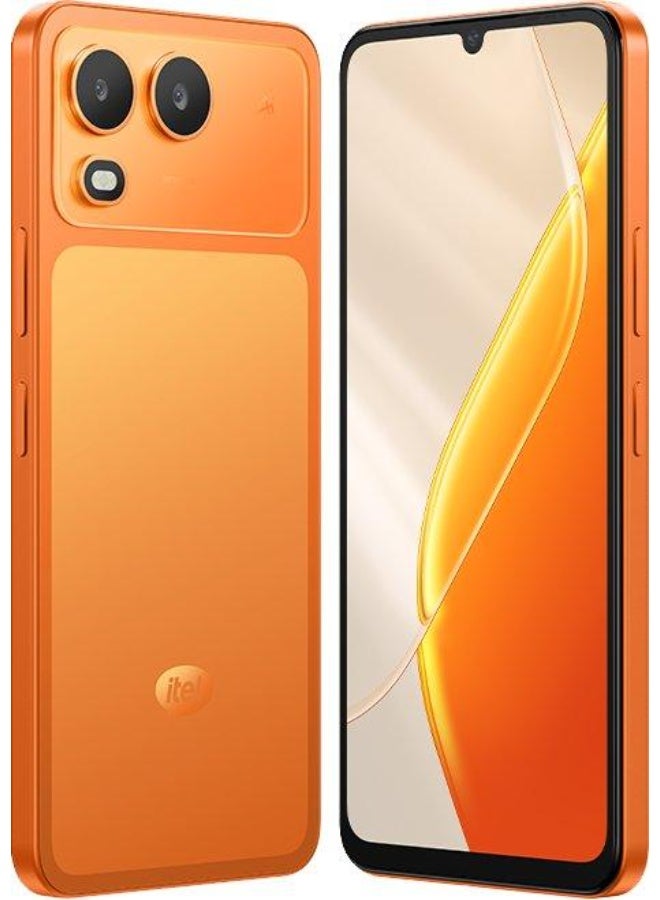 إيتيل A200 Plus Dual SIM Comet Orange 3GB RAM 128GB 4G -Middle East Version - Image 4