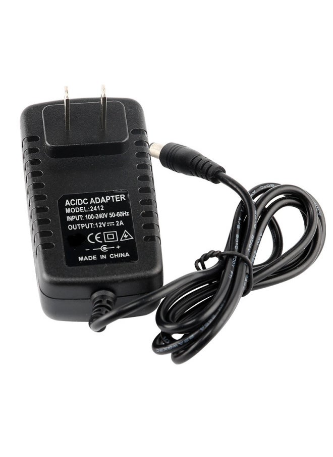 Generic - 12V2A Adapter Router LED Light Bar Charger Set-top Box Surveillance Camera Power Adapter-Color:12V2A - Image 1