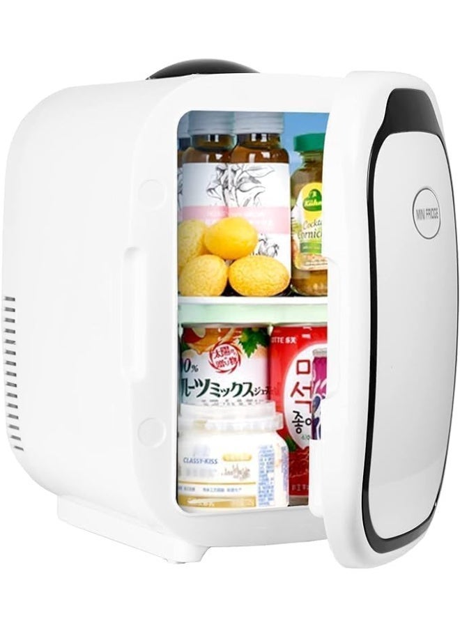 Dubkart 6L/9Cans AC/DC Portable Mini Makeup Refrigerator Thermal Cooler and Warmer for Skin Care,Beverage,Food,Home,Office,Car - Image 1