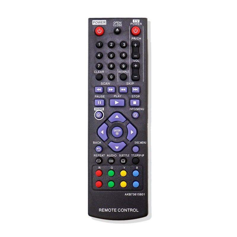 UBay AKB73615801 Remote Control Replaced for LG BP220 BP320 BP125 BP200 BP325W BD220 DVD/DVDR Blu Ray Audio Home Theater - Image 5