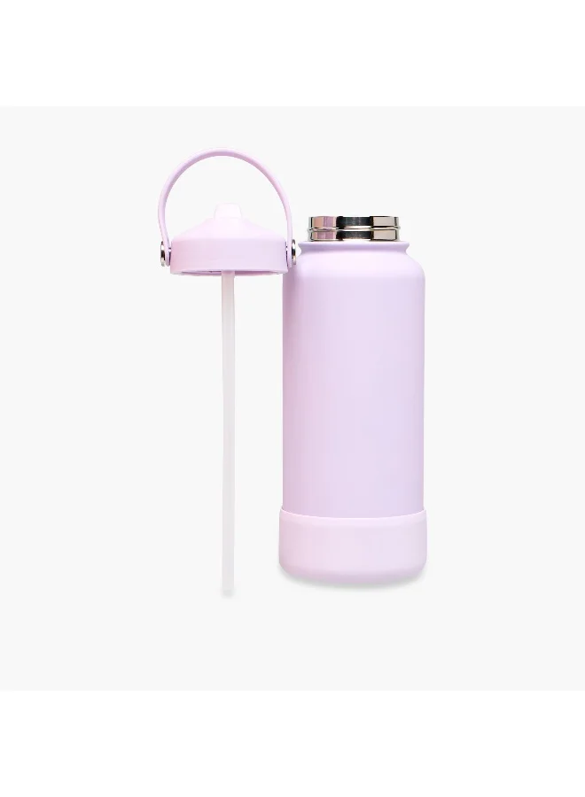 LIFESTYLE Solid Stainless Steel Water Bottle - 1L for Kids