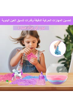 اكسيسن طقم حوض يونيكورن، ألعاب يونيكورن مضيئة للأطفال، مجموعة ألعاب يونيكورن مضيئة، مجموعة فنون وحرف يدوية يدوية يدوية يدوية يدوية يدوية للأطفال، مصباح كرة كريستالية، مصباح ليلي LED، هدية عيد ميلاد للأطفال الأولاد البنات  - Image 3