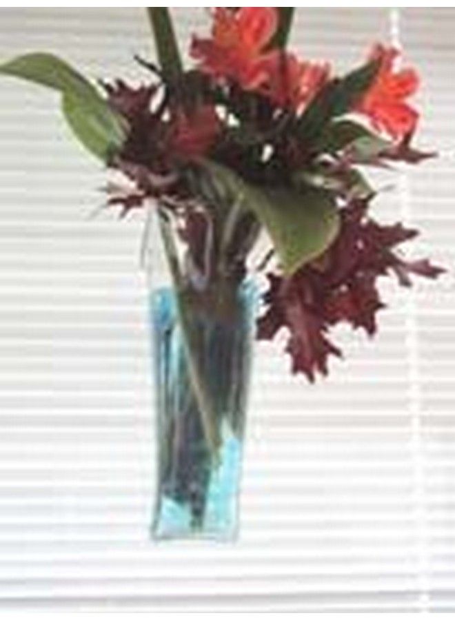 Gadjit Vinyl Window Vase Shaped Like A Flower Pot Suctions To Windows And Mirrors Holds Bouquet Of Flower Stems And Water Clear Flexible Vinyl - Image 5
