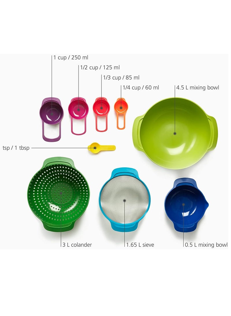 Joseph Joseph Nest 9 Plus 9-piece Food Preparation Set  - Image 3