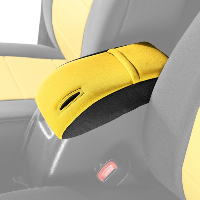 Diver Down Neoprene Center Console Cover Fits Jeep 19972006 TJ Wrangler Cushioned Armrest Cover Doesnt Burn Your Elbow Tight Custom Fit Comfortable Foam Armrest Pad 0106 Yellow