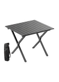 Folding Table,Folding Camping Table,Equipped with Storage Bag,Suitable for Outdoor, Picnic, Barbecue, Beach, Fishing, Hiking, Travel 60x45x38cm