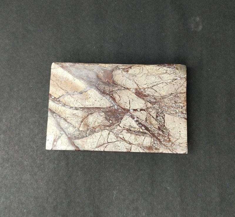 MBSC Natural Marble Stoneware Soap Dish Bathing Accessories Holder for Bathroom, Kitchen, Bathtub, Wash basins - Image 1
