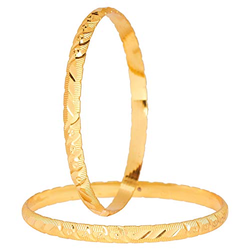 Bodha Traditional IndianFine Gold Plated Designer Bangles for Women (Pack of 4) SJ_3303 - Image 2