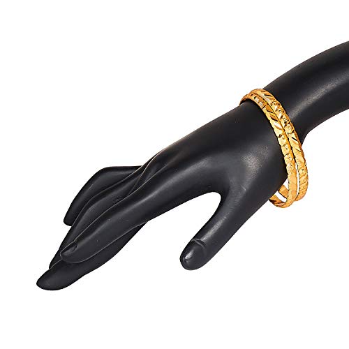 Bodha Traditional IndianFine Gold Plated Designer Bangles for Women (Pack of 4) SJ_3303 - Image 4