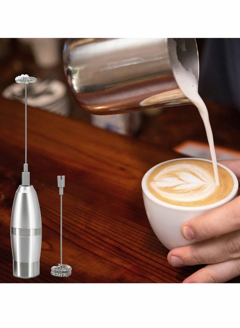 Excefore Mini Electric Whisk Coffee Frother Battery Stirrer, Milk Frother Handheld Battery Operated Hand Held Milk Foamer, Mini Mixer for Bulletproof Coffee, Cappuccino, Latte, Frappe, Matcha Tea  - Image 4