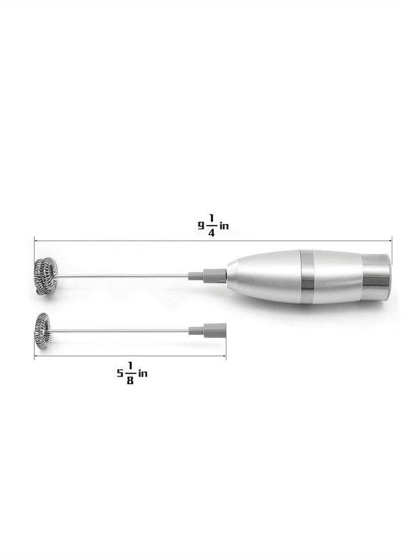 Excefore Mini Electric Whisk Coffee Frother Battery Stirrer, Milk Frother Handheld Battery Operated Hand Held Milk Foamer, Mini Mixer for Bulletproof Coffee, Cappuccino, Latte, Frappe, Matcha Tea  - Image 3