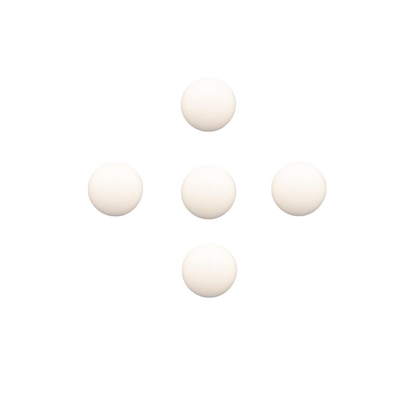 cheekyglo PTFE Ball White Polyethersulfone Ground Finish for Diaphragm Pneumatic Pump15mm 5pcs - Image 2