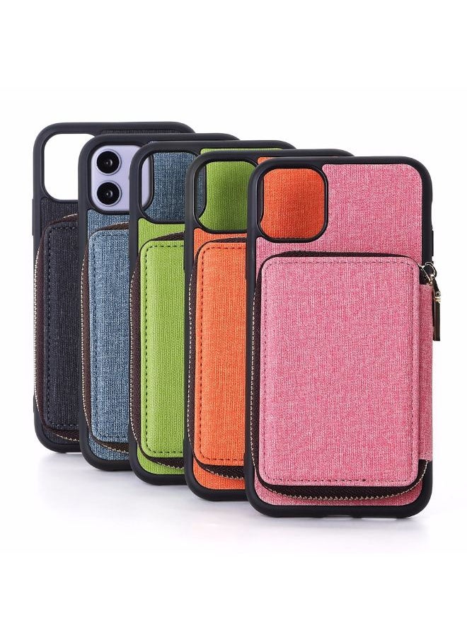 Generic - Direct Supply Mobile Phone Case + Mobile Phone Zipper Bag Multi-color Choice Multi-purpose Mobile Phone Protective Cover-Color:Pink-Applicable Model:For Iphone Xs Max - Image 1