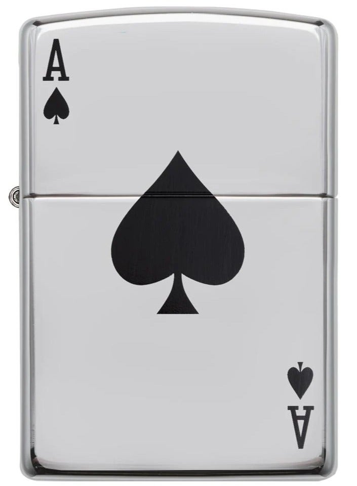 Zippo Simple Spade Design Lighter 24011-25 (Silver) - Image 1
