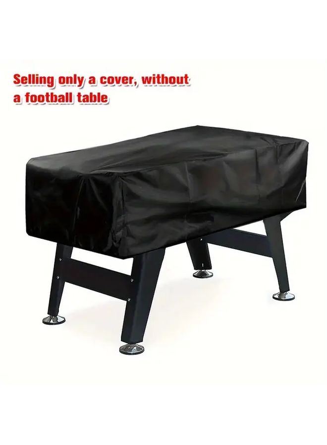 Silvery Football Table Cover 63x45x20 Inch for Indoor Outdoor Desk - Image 2