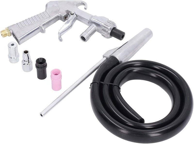 مجموعة رش الرمال مع 5 فوهات للتلميع والتنظيف الفعال - Image 3