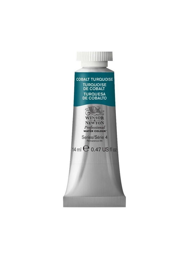 WINSOR & NEWTON Professional Water Colour 14 Ml - Cobalt Turquoise (190) - Finely Pigmented, Vibrant, Vivid & Intermixable Artists' Water Colour Paints - More Colours Available  - Image 1