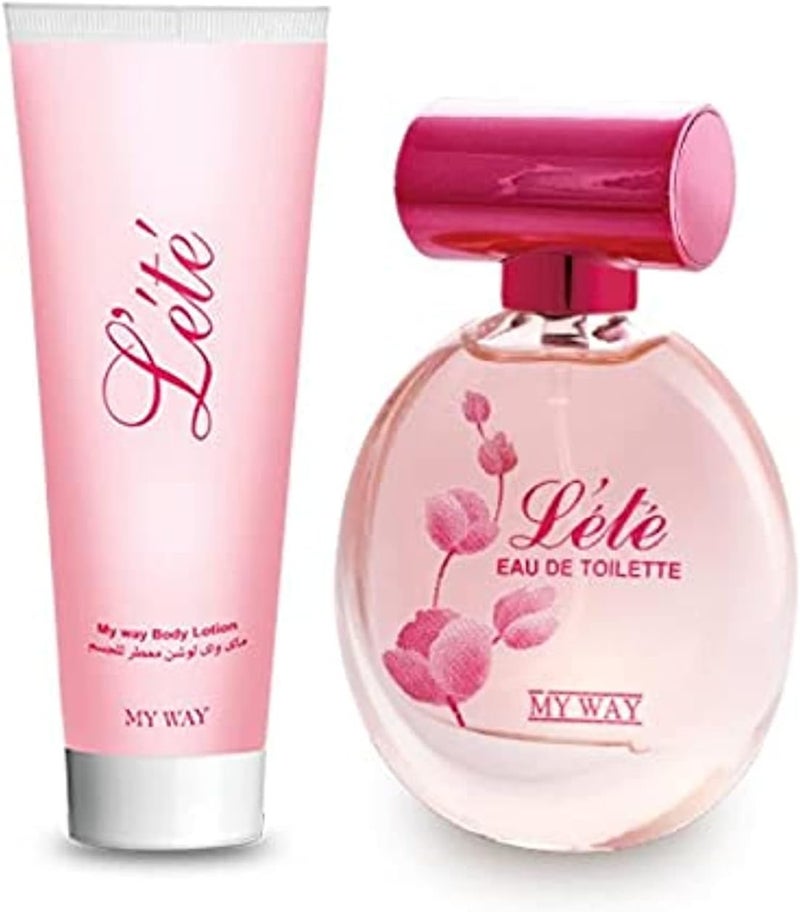 way lete EDT and lotion for women